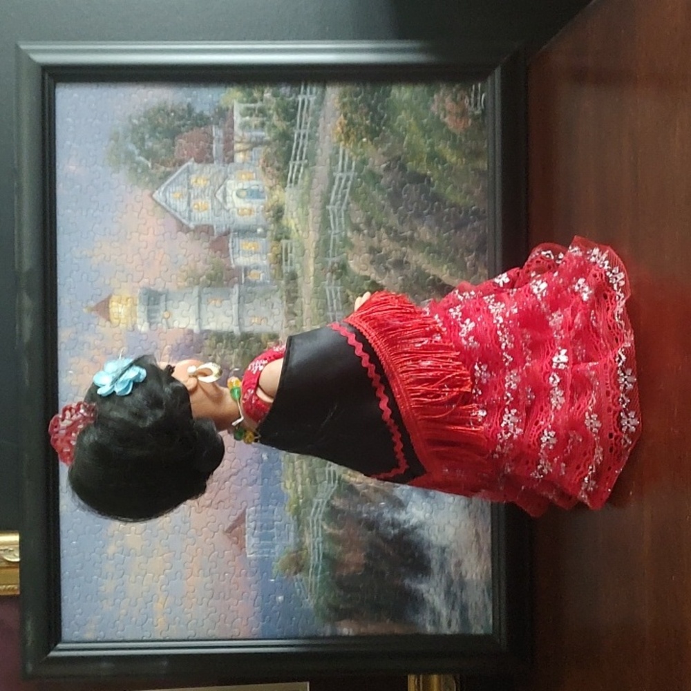Doll Dressed In Red - Picture 7 of 10